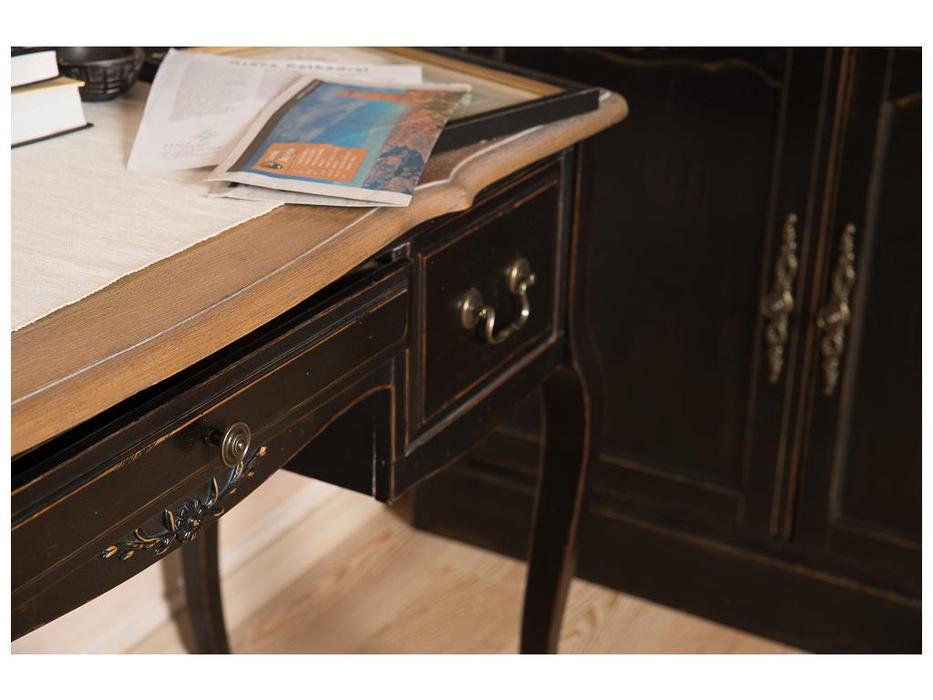 стол письменный  Provence Mobilier de Maison  [ST9147N] черный со старением