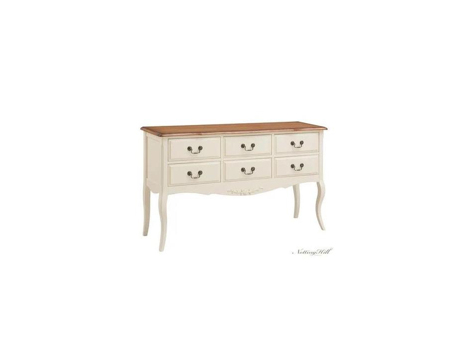 консоль с эффектом старения Provence: Mobilier de Maison [ST9358] (молочный)