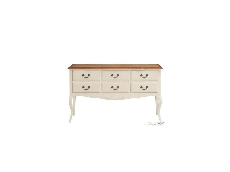 консоль с эффектом старения Provence: Mobilier de Maison [ST9358] (молочный)