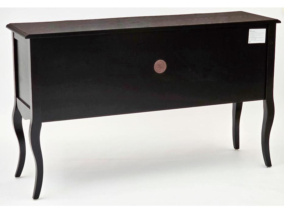 консоль 6 ящиков Provence Mobilier de Maison  [ST9158 FN] черный со старением