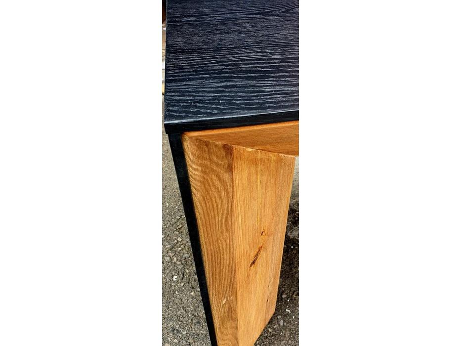 стол кофейный  Wooden Vintage Loft Mobilier de Maison  [Y901] чёрный, коричневый