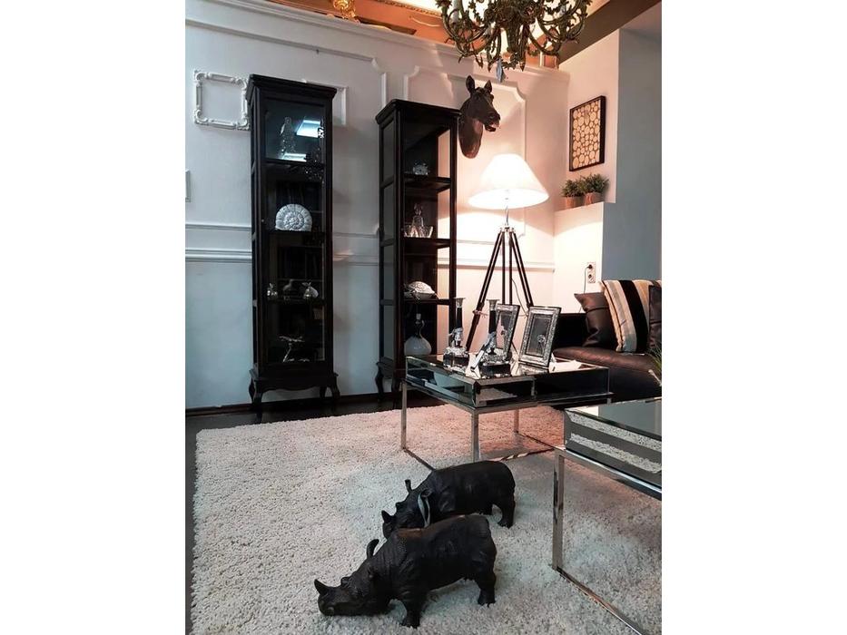 витрина 1 дверная  Belveder Mobilier de Maison  [H827 (S01)] черный