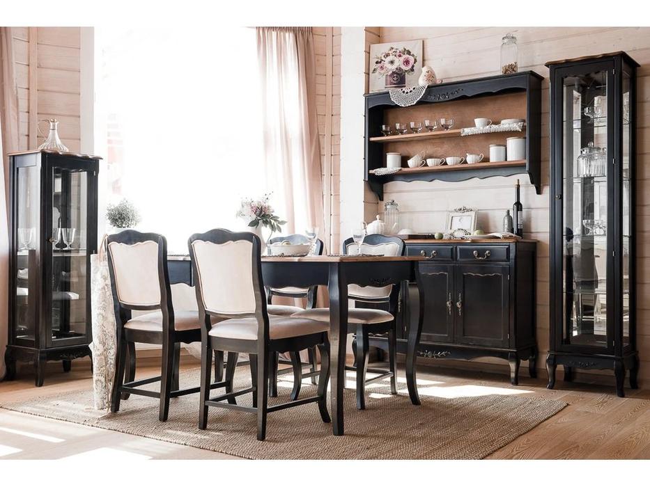 витрина низкая 2-х дверная Belveder Mobilier de Maison  [ST9118 N] черный