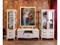 тумба под телевизор  White Rose Mobilier de Maison  [F6698 (S06)] айвори