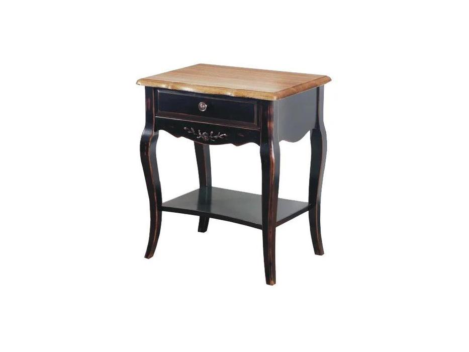 тумба прикроватная  Provence Mobilier de Maison  [ST9102N] черный со старением