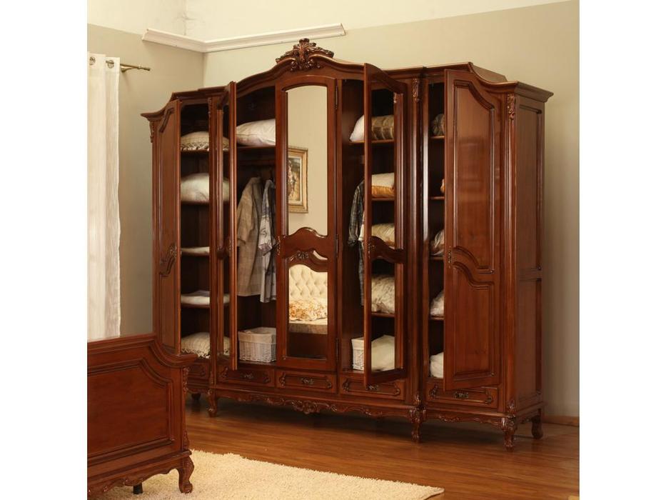 шкаф 5 дверный  Роял Simex  орех