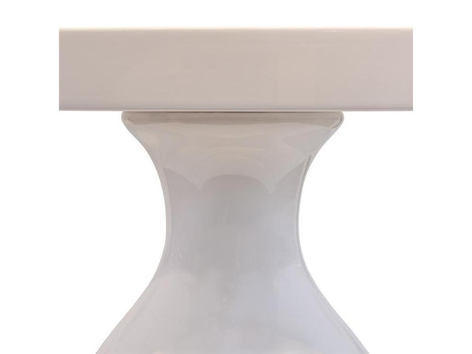 стол обеденный на 8 человек круглый Palermo Fratelli Barri  [FB.DT.PL.42] белый лак