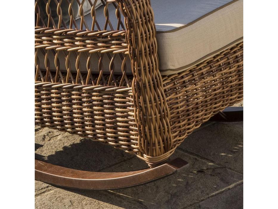 кресло-качалка с подушками Ebony Skylinedesign  [22866] коричневый