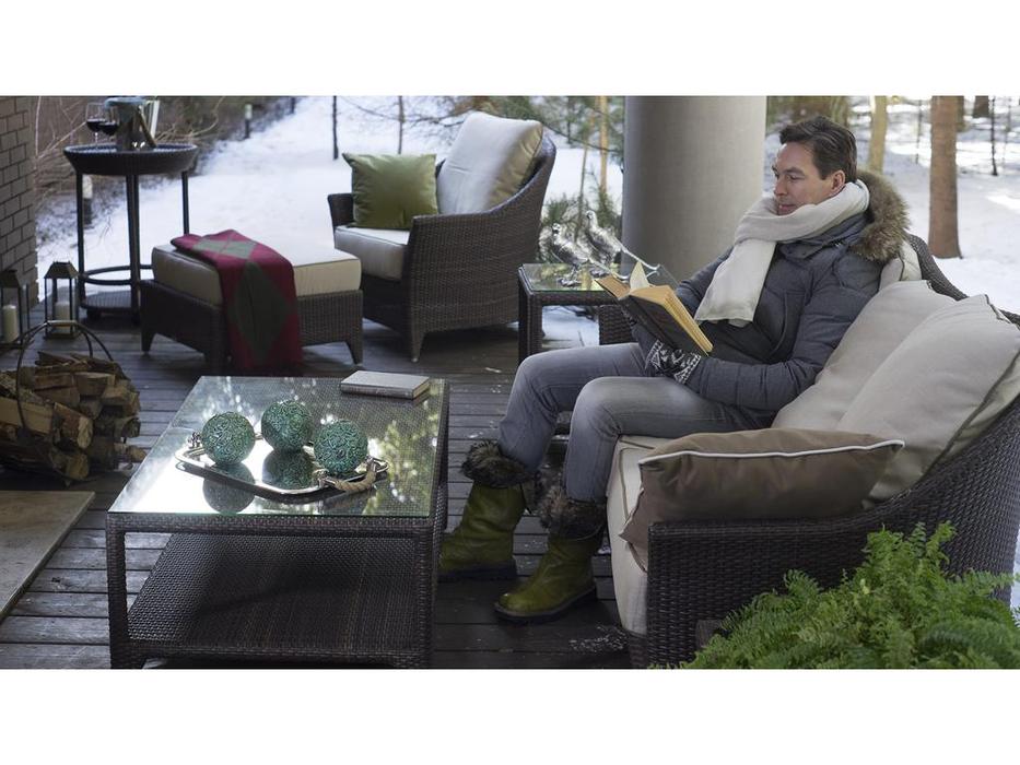 стол журнальный садовый Malta Skylinedesign  [2024] коричневый