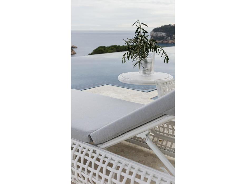шезлонг с матрасом Dynasty Skylinedesign  [22850] WHITE MUSHROOM
