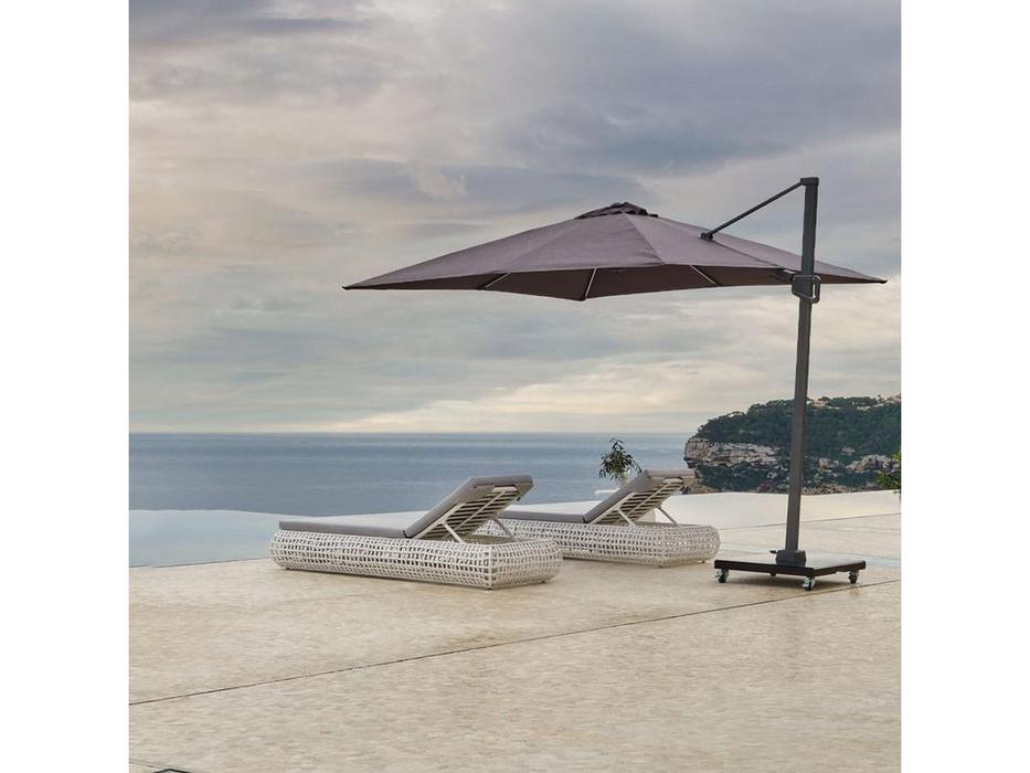 шезлонг с матрасом Dynasty Skylinedesign  [22850] WHITE MUSHROOM