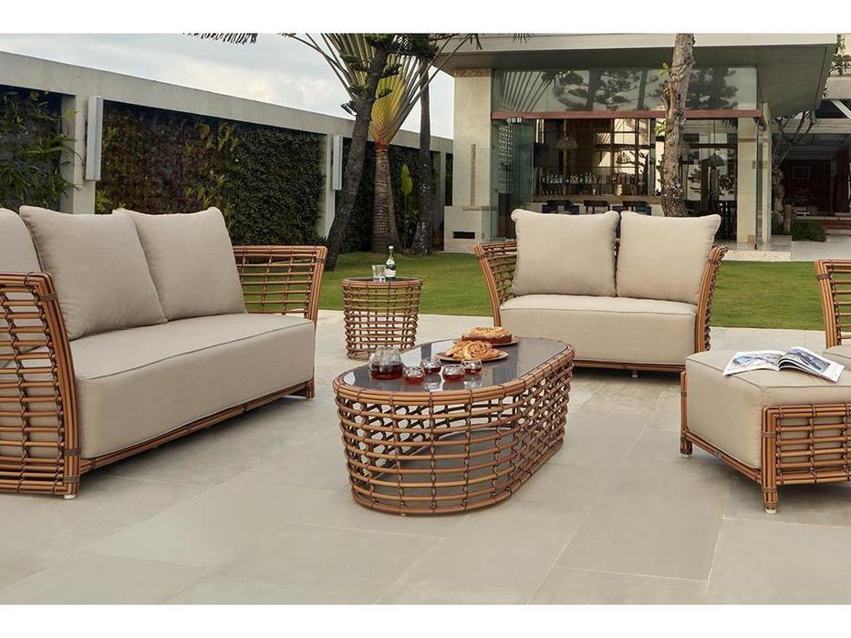 стол журнальный садовый Villa Skylinedesign  [23764] серый
