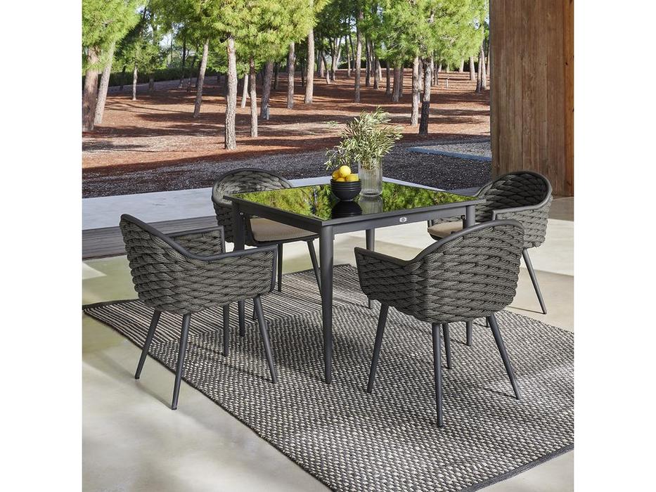 стол садовый  Serpent Skylinedesign  [23518.10] керамика, серый