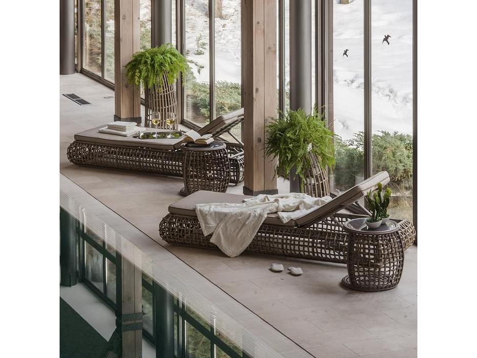 шезлонг с матрасом Dynasty Skylinedesign  [22850] бежевый