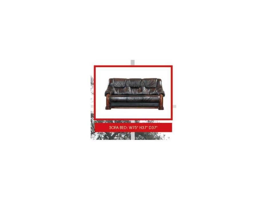 диван 3-х местный раскладной Castello ESF  коричневый
