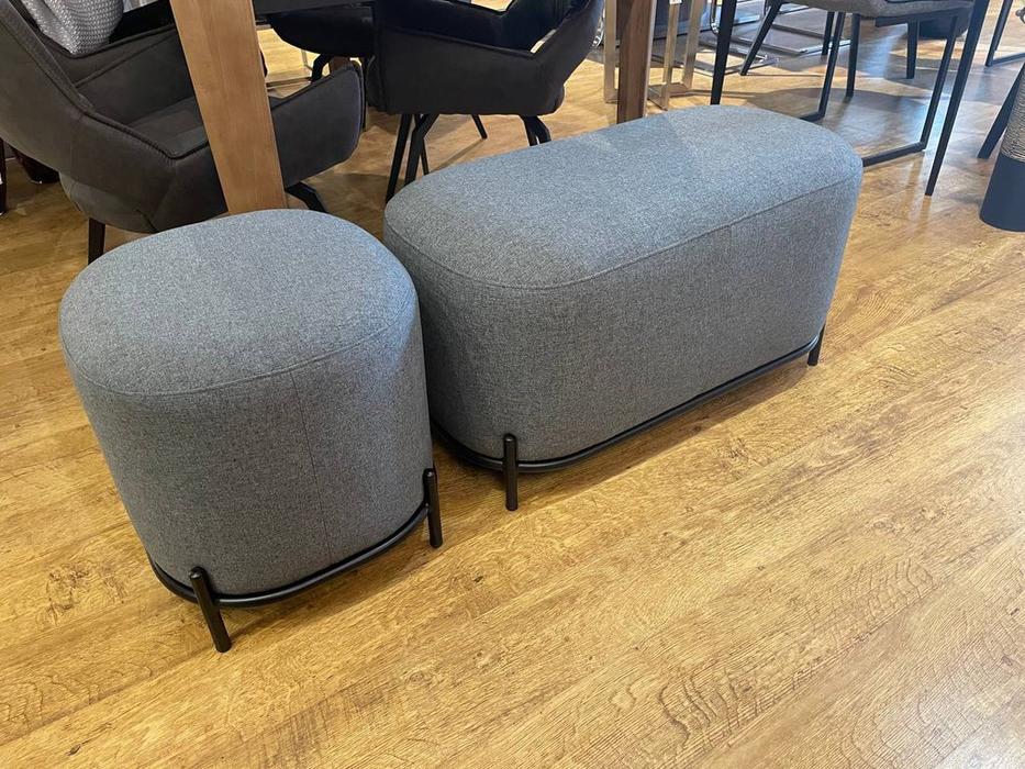 пуф дизайнерский SOFA ESF  [03-4040 HE512-11] темно-серый
