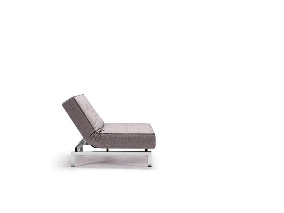 кресло с хромированными ножками Splitback Innovation  серый