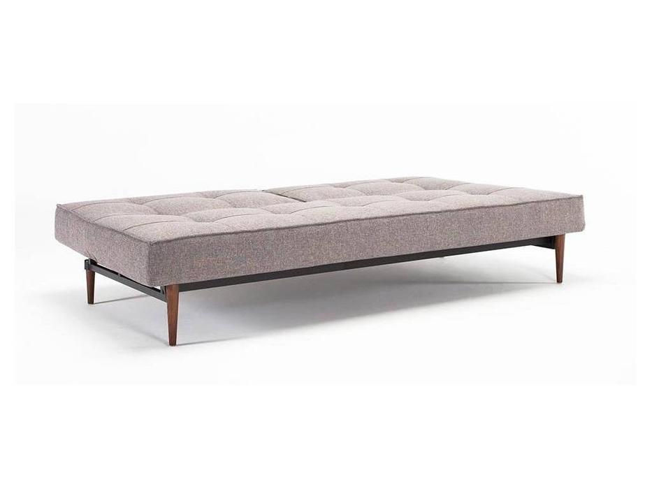 диван-кровать с деревянными ножками тк.525 Splitback Innovation  синий