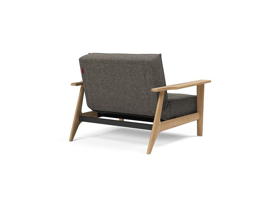 кресло с деревянными подлокотниками Splitback: Innovation [95-74101126216-5-2] (темно серый)