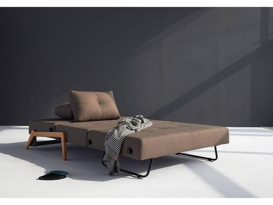 диван-кровать 140 см раскладной тк.XXX Cubed Innovation  коричневый