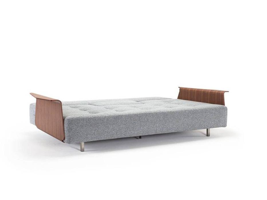 диван-кровать с подлокотниками 140 см раскладной Long Horn Innovation  синий