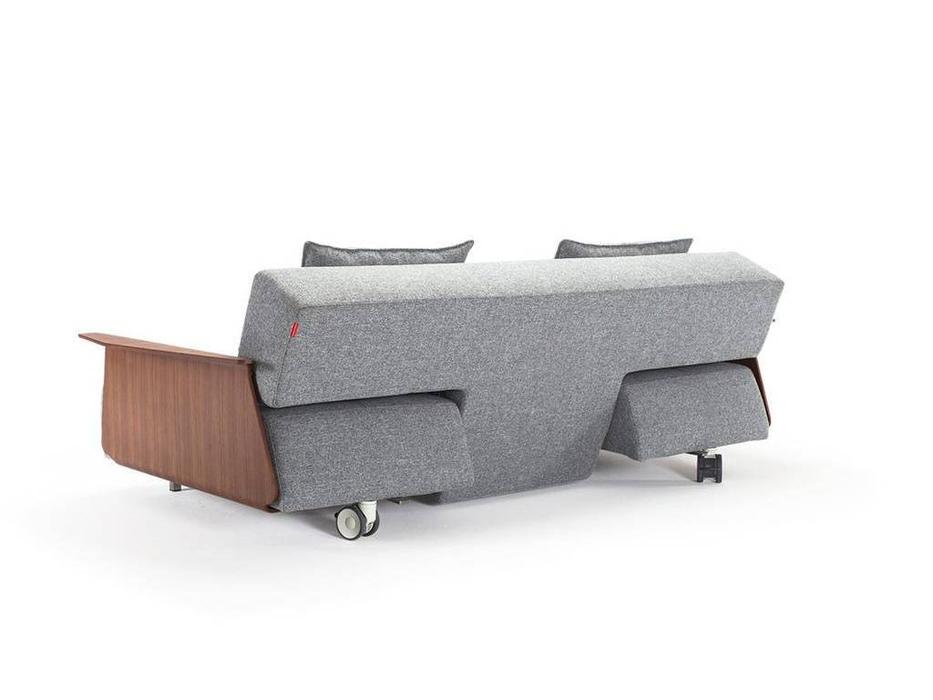 диван-кровать с подлокотниками 140 см раскладной Long Horn Innovation  синий