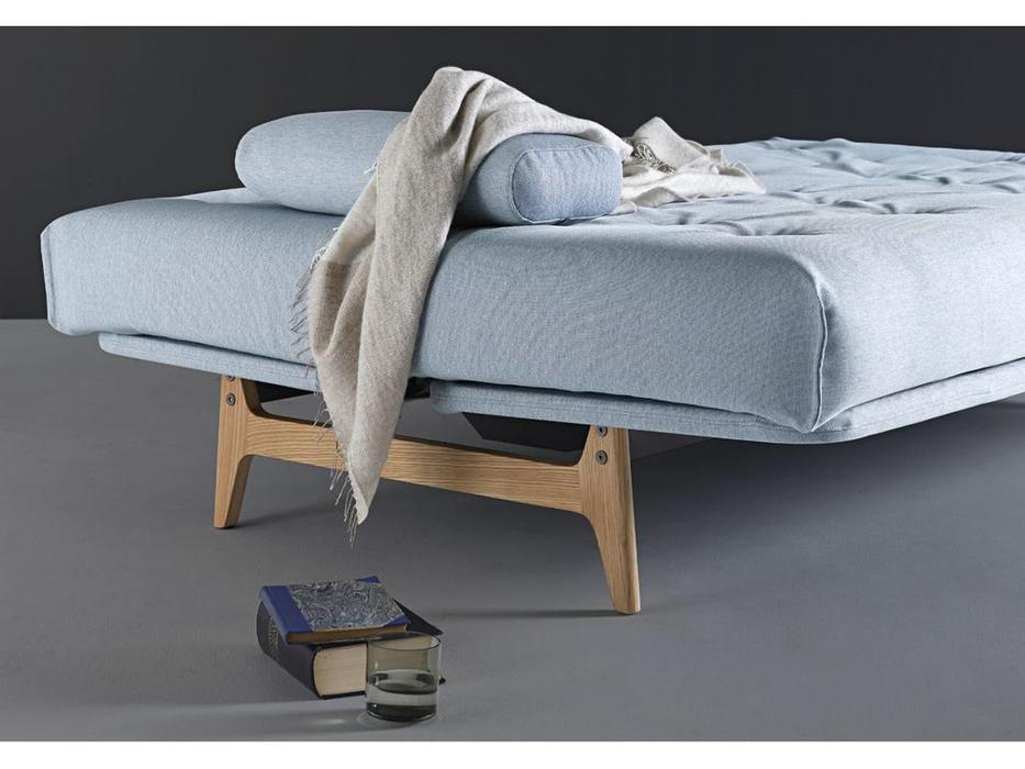 диван-кровать раскладной 140 Aslak Innovation  голубой