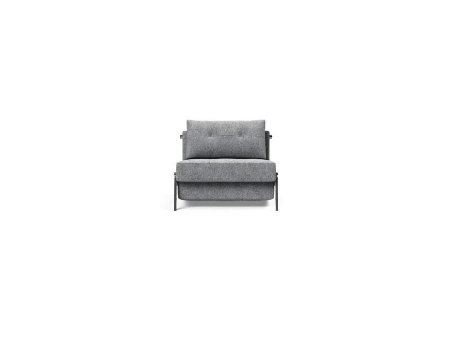 кресло-кровать ножки хром Cubed 2 Innovation  [95-744004565-0-2] серый
