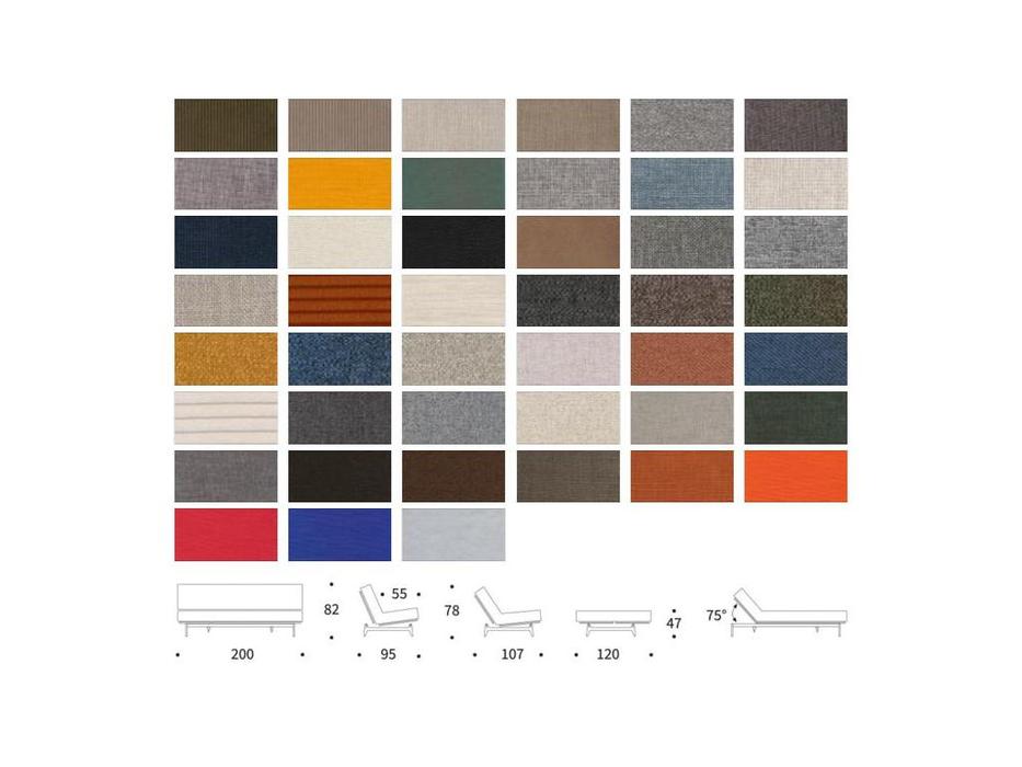 диван-кровать 3-х местный Aslak Innovation  [528014120-5-2/1523507] желтый