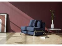 кресло-кровать тк.528 ножки хром Cubed Innovation  синий