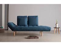 диванчик деревянные ножки Rollo Innovation  синий