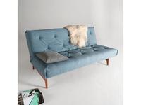 диван-кровать раскладной 140 Aslak Innovation  голубой