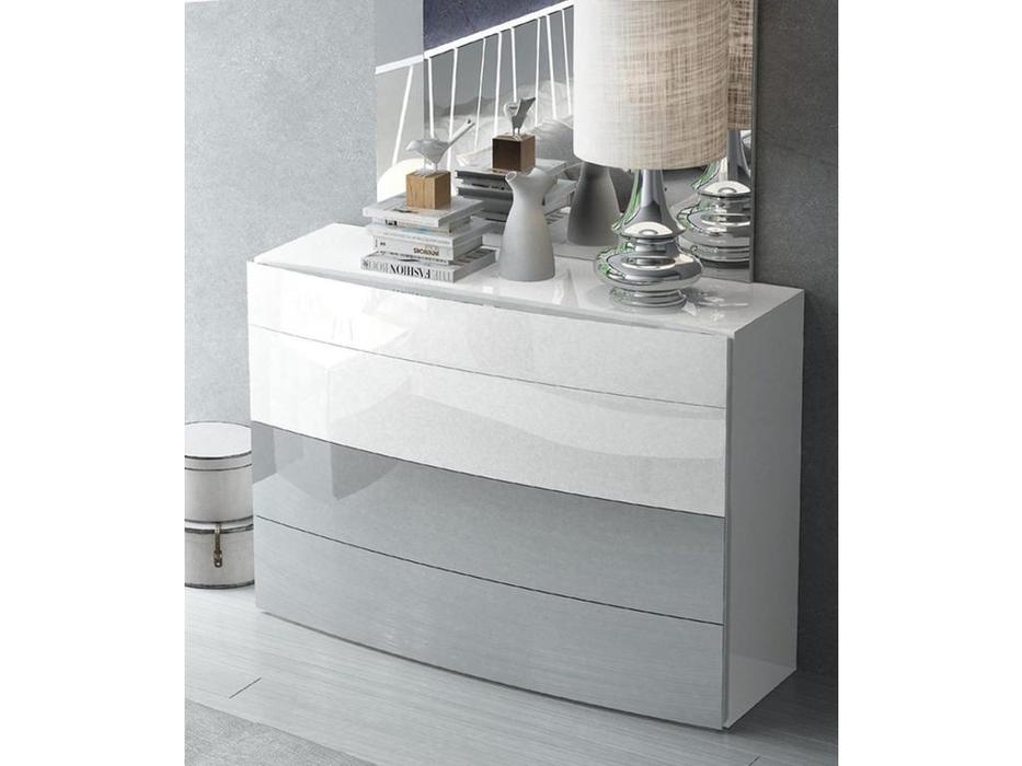 комод с ящиками Modern: ESF [910C white/grai] (белый, серый)
