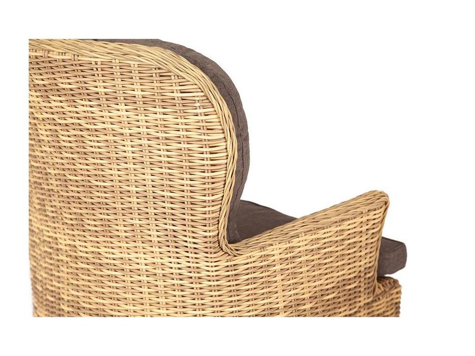 кресло садовое  Алиса 4SIS  [YH-C1618W] соломенный