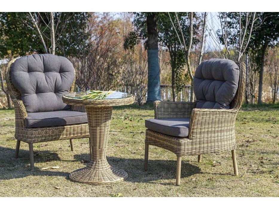 кресло садовое  Алиса 4SIS  [YH-C1618W] соломенный