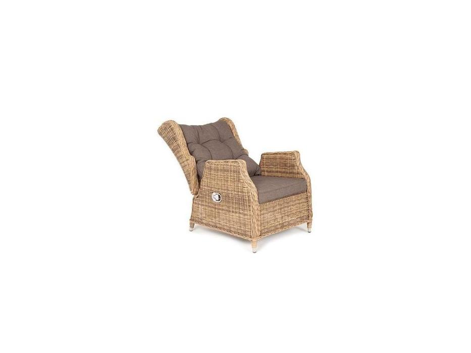 кресло раскладное  плетеное Форио 4SIS  [YH-C1543D] соломенный