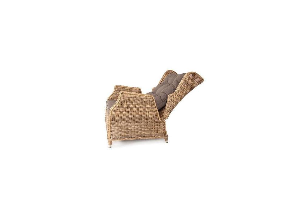 кресло раскладное  плетеное Форио 4SIS  [YH-C1543D] соломенный
