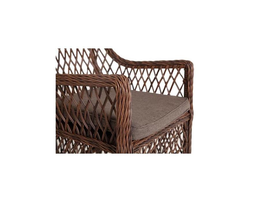 кресло садовое с подушкой Латте 4SIS  [YH-C1619W-2 brown] коричневый