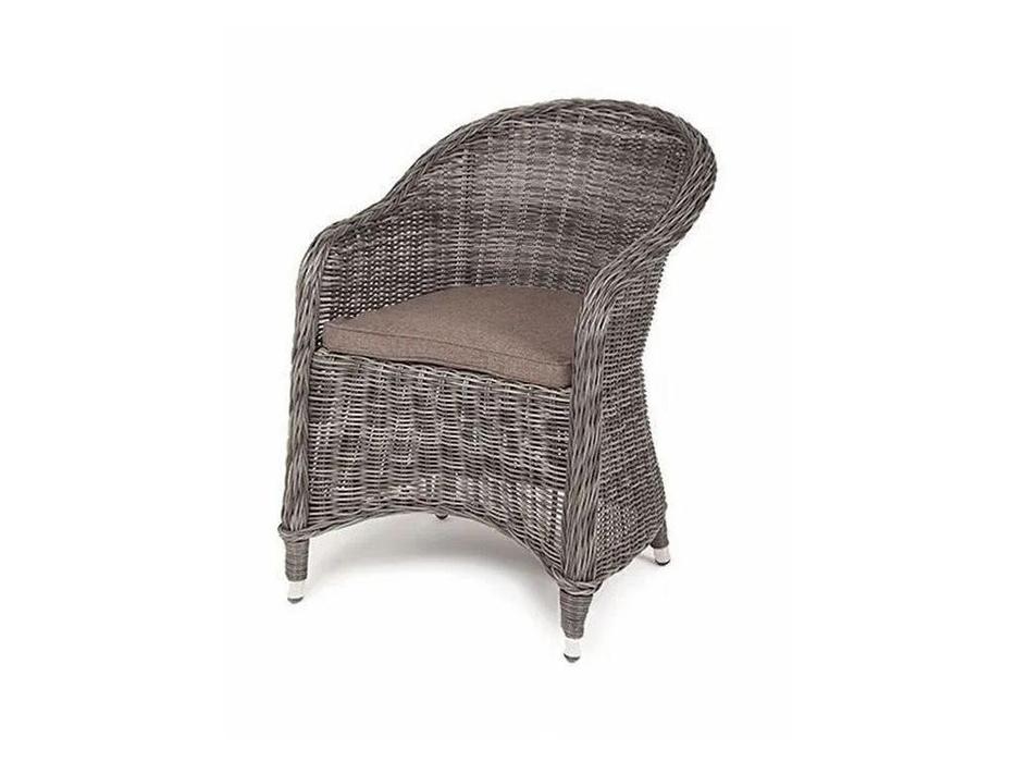 кресло садовое с подушкой Равенна 4SIS  [YH-C1103W graphite] графит