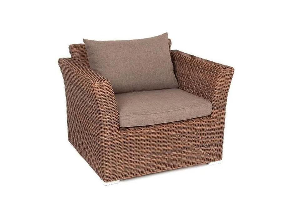 кресло садовое с подушками Капучино 4SIS  [YH-C1130W-3 brown] коричневый