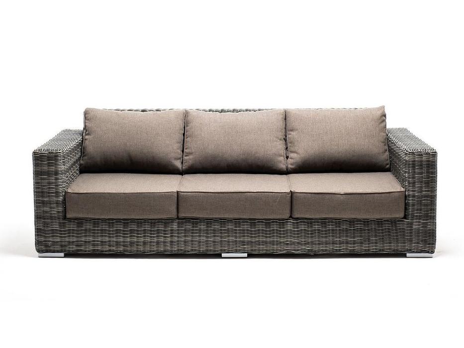 диван садовый с подушками Боно 4SIS  [YH-C3515W graphite] графит