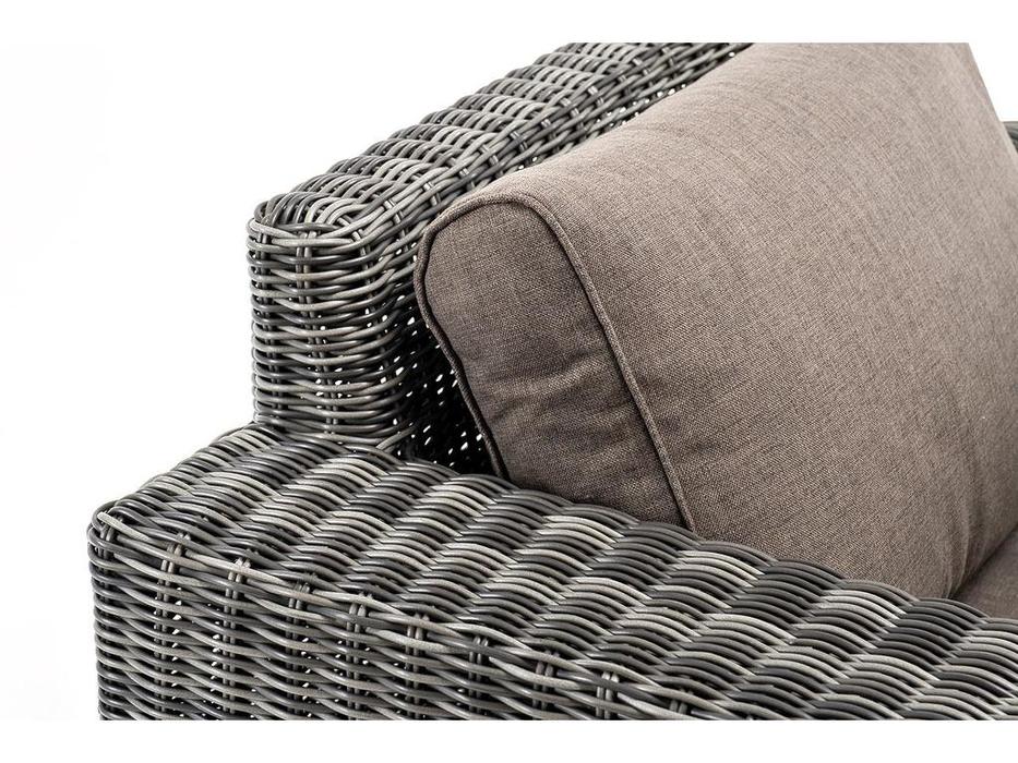 кресло садовое с подушками Боно 4SIS  [YH-C1515W graphite] графит