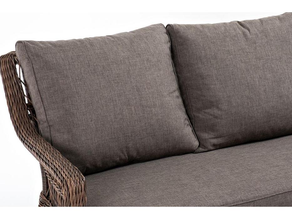 диван садовый с подушками Гранд Латте 4SIS  [YH-C3881W brown] коричневый