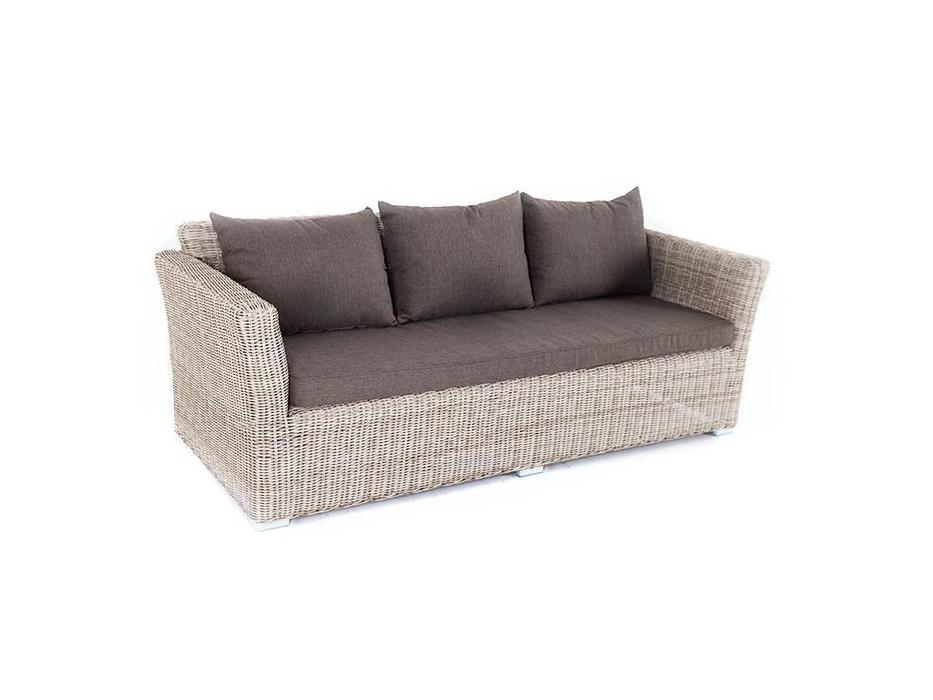 диван садовый с подушками Капучино 4SIS  [YH-C3130W-3 beige] бежевый