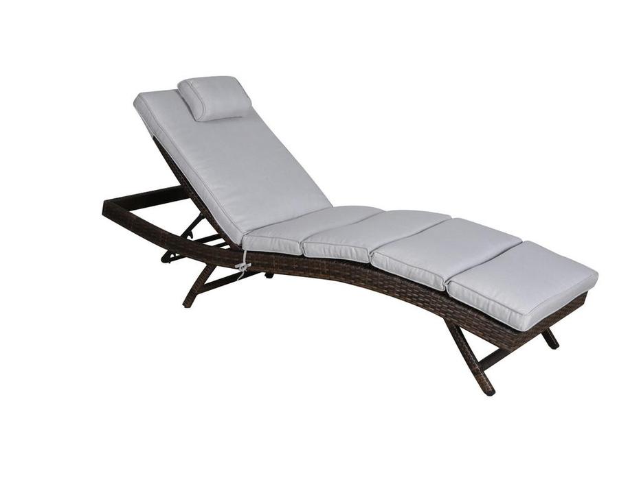шезлонг с матрасом Лиссабон 4SIS  [GFCA200-A brown] коричневый