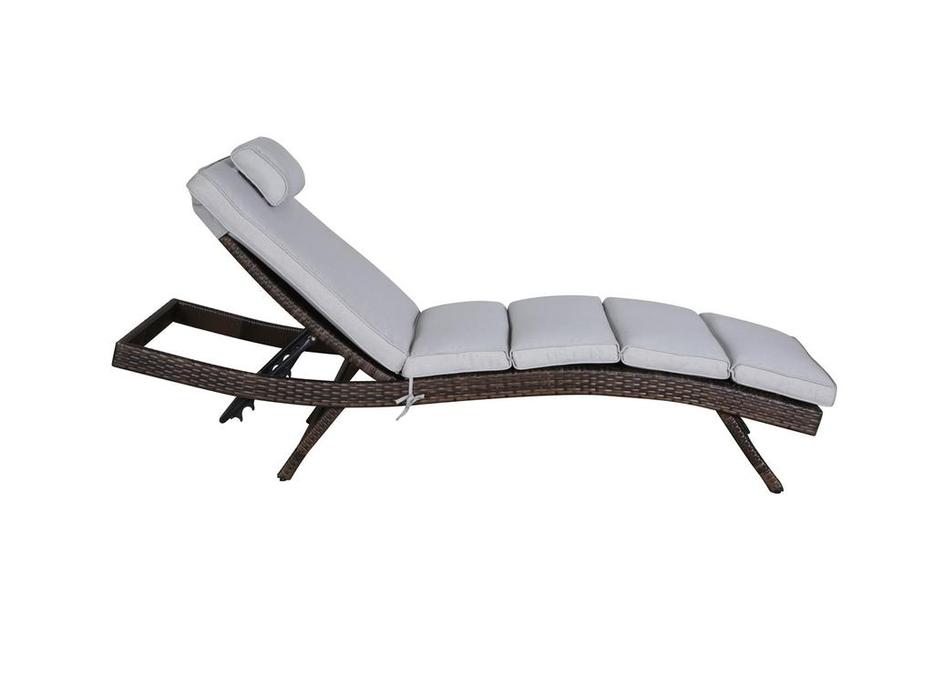 шезлонг с матрасом Лиссабон 4SIS  [GFCA200-A brown] коричневый