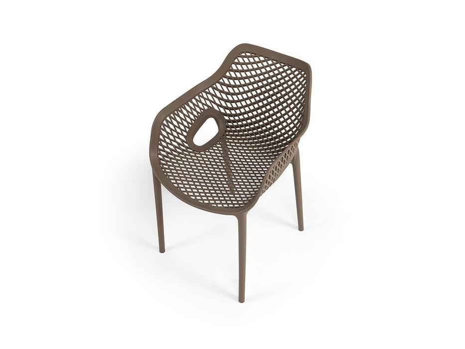 стул пластиковый Беллини 4SIS  [203046 B-brown] коричневый