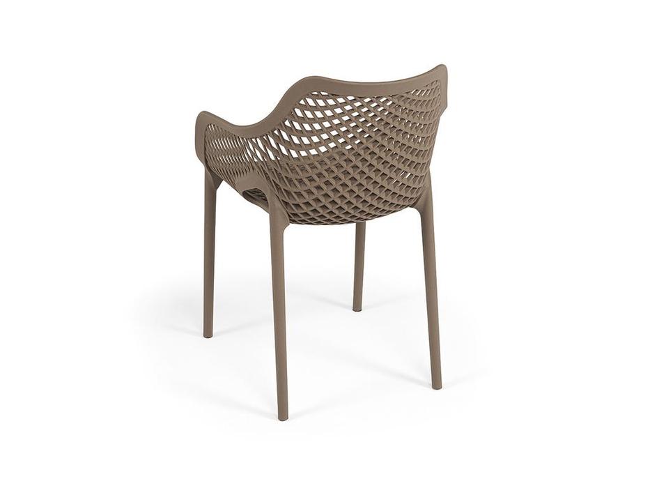 стул пластиковый Беллини 4SIS  [203046 B-brown] коричневый