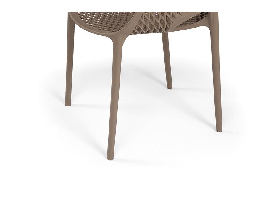 стул пластиковый Беллини 4SIS  [203046 B-brown] коричневый