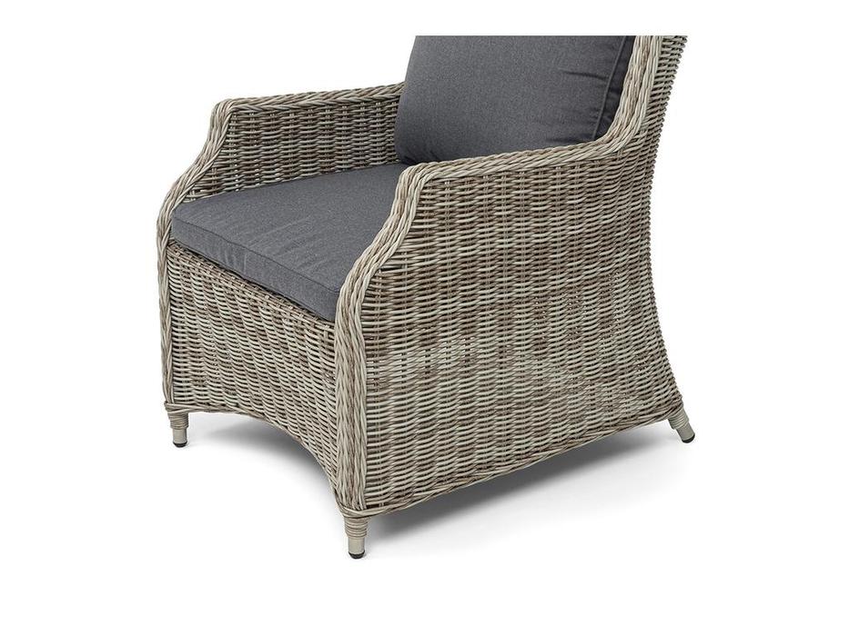 кресло садовое с подушками Неаполь 4SIS  [YH-C1548W beige] бежевый